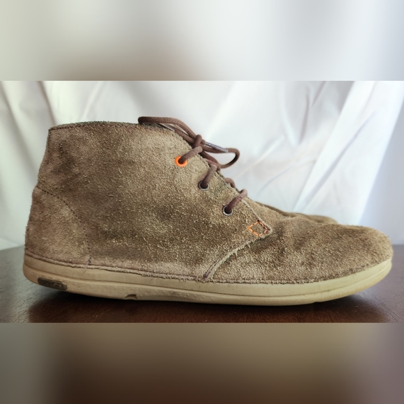 CROCS Thompson Desert Chukka Ankle Boots Men's Brown Leather Lace-up size 12 - Picture 4 of 14